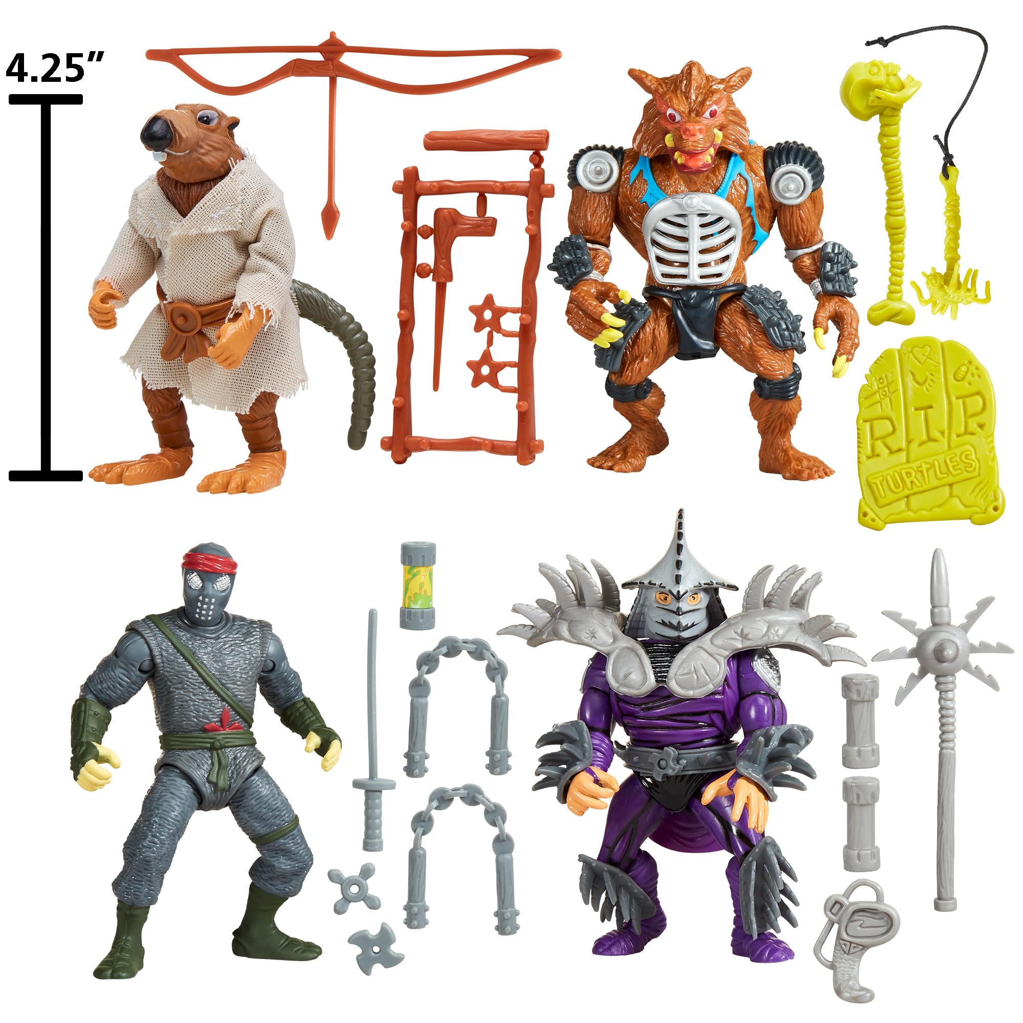 Teenage Mutant Ninja Turtles: Movie Star 4 Pack Bundle by